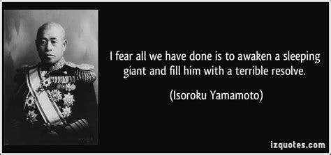 Admiral Yamamoto Quote